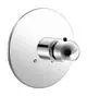 HANSA-Fertigmontageset-fuer-Brausebatterie-HANSAMIX-0860-Rosette-rund-DN20-Chrom-08609175 gallery number 1
